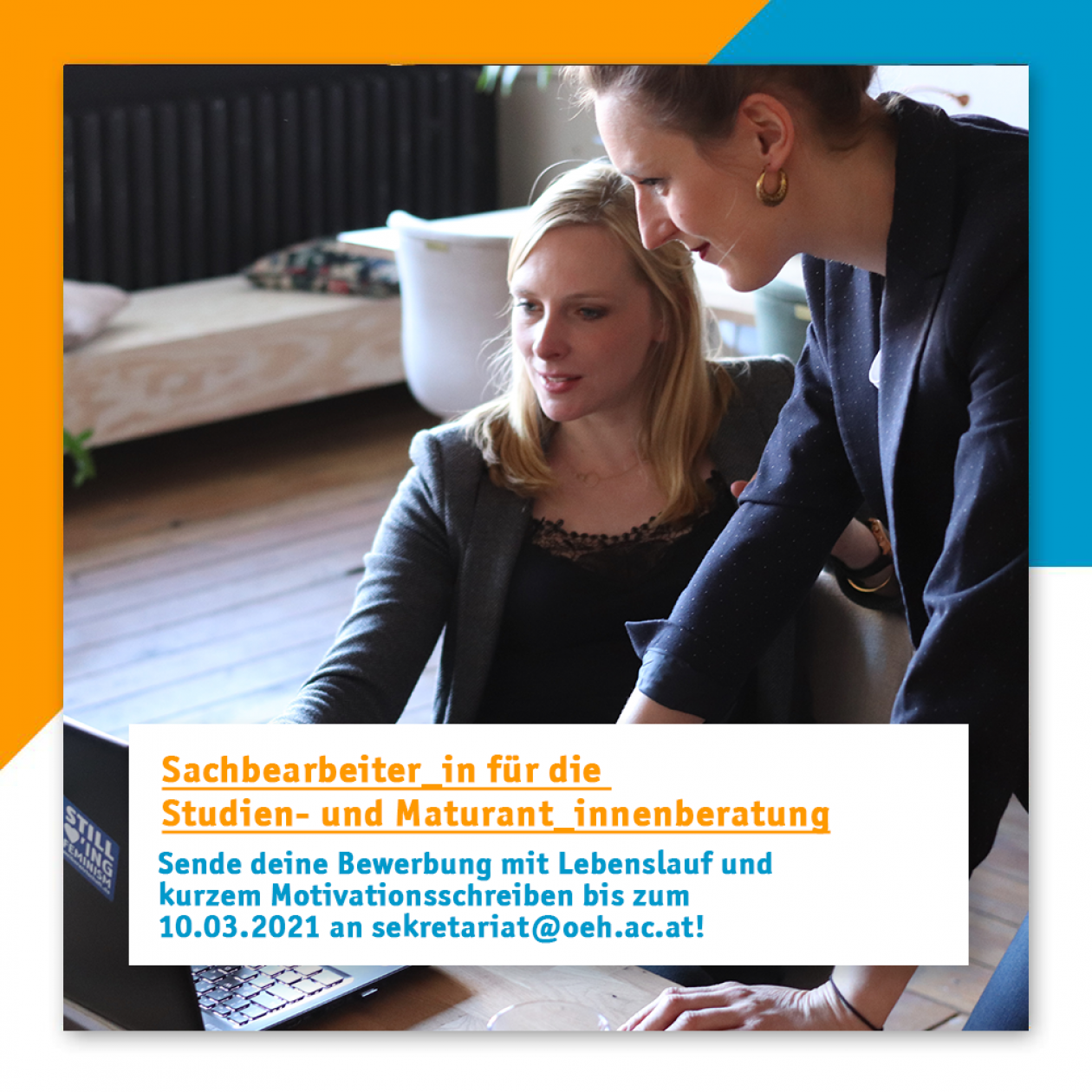 Ausschreibung: Sachbearbeiter_in für die Studien- und Maturant_innenberatung
