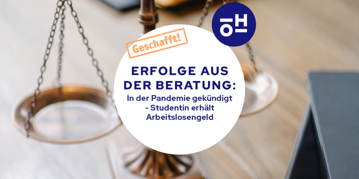 In der Pandemie gekündigt - Studentin erhält Arbeitslosengeld