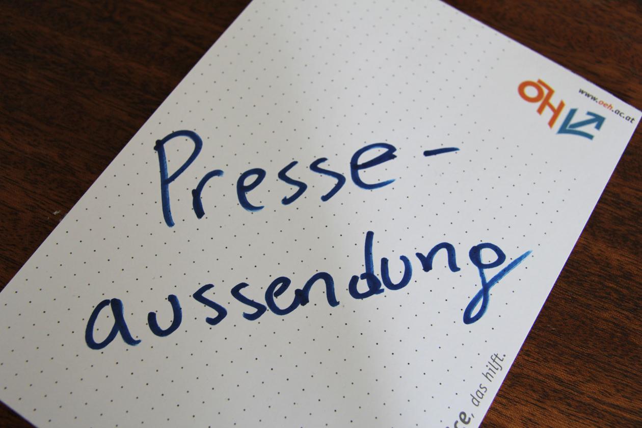 Symbolbild Presseaussendungen