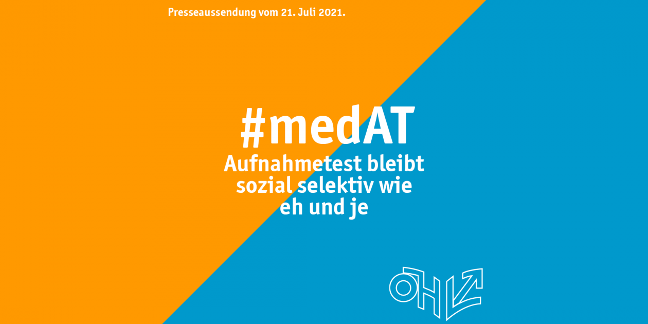 #medAT bleibt sozial selektiv wie eh und je
