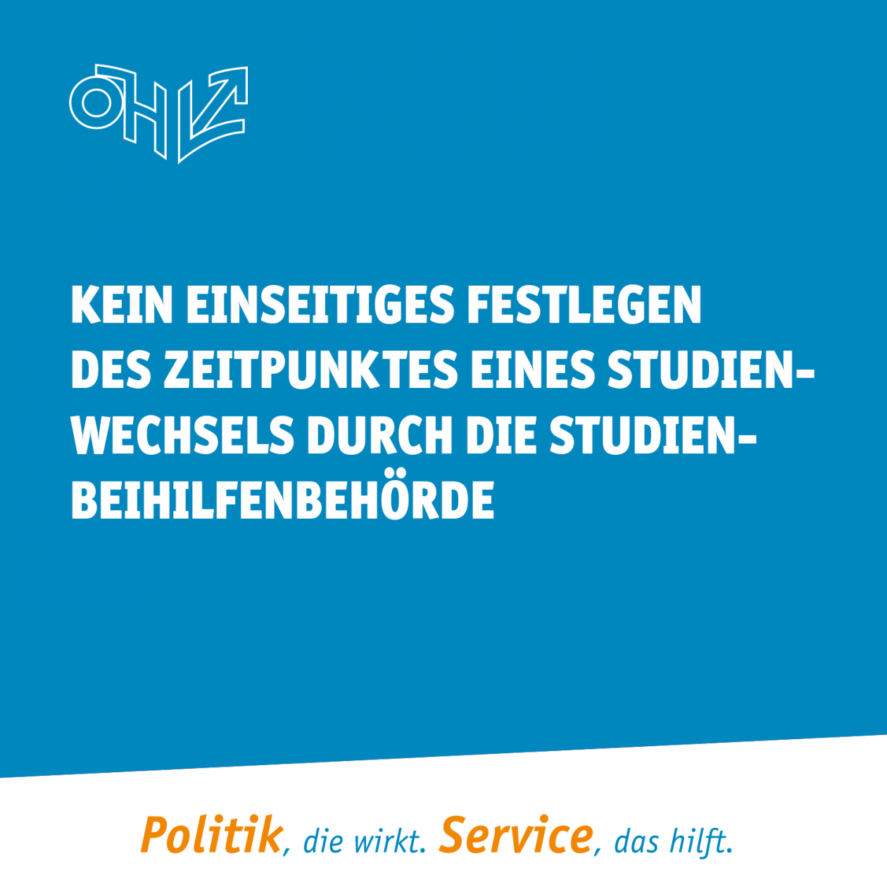 Kein einseitiges Festlegen des Zeitpunktes eines Stundenwechsels durch die Studienbeihilfenbehörde