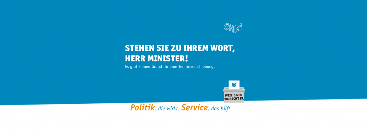 Terminverschiebung ÖH-Wahl 2019: Offener Brief