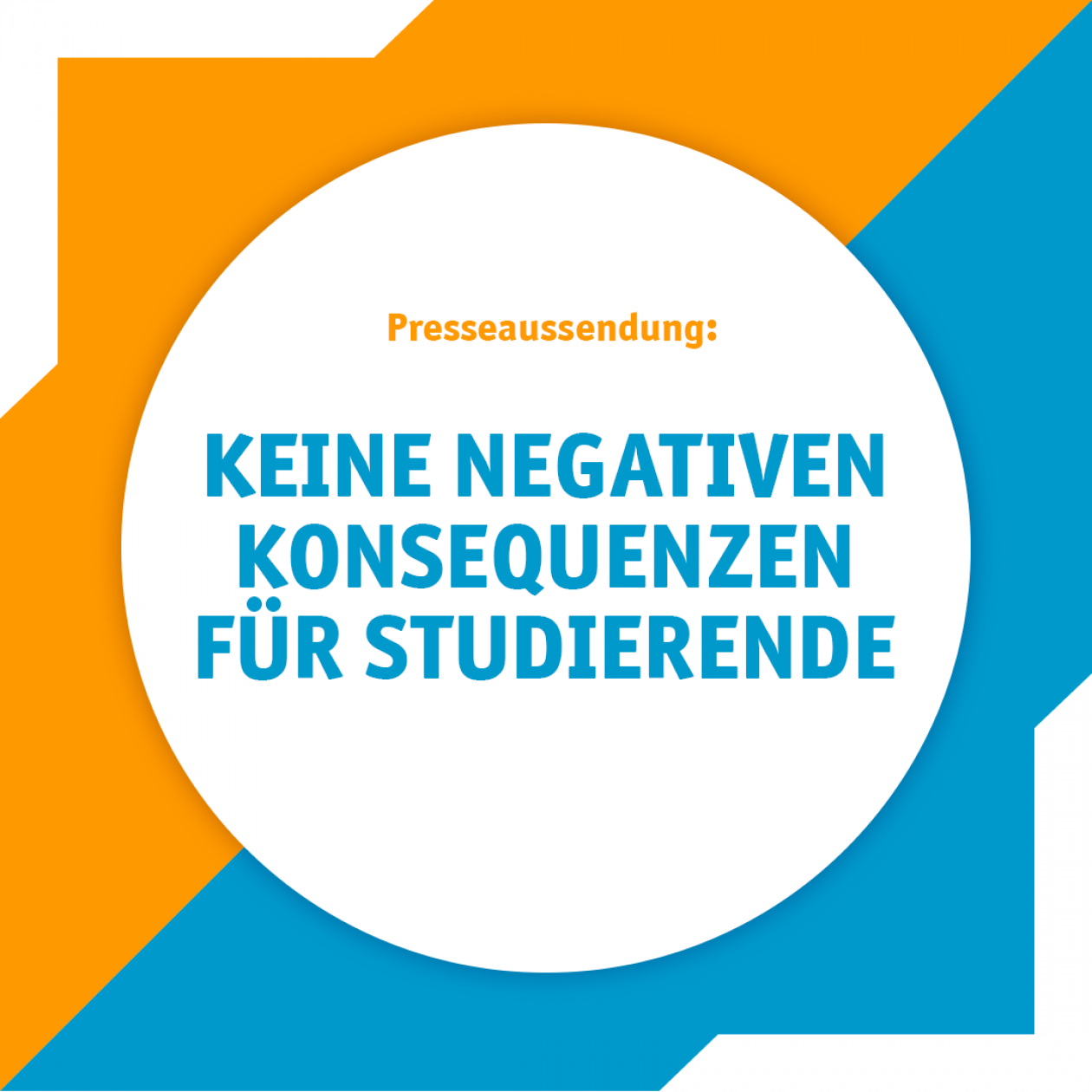 Studierende dürfen keinerlei negativen Konsequenzen tragen