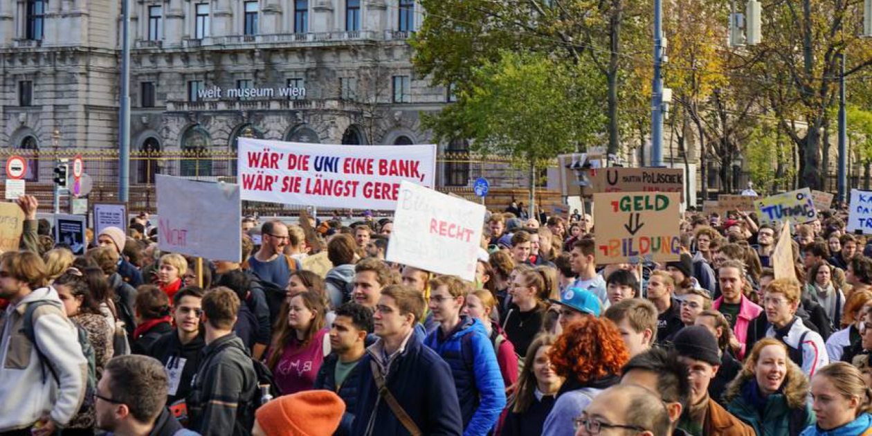 Foto vom Protest
