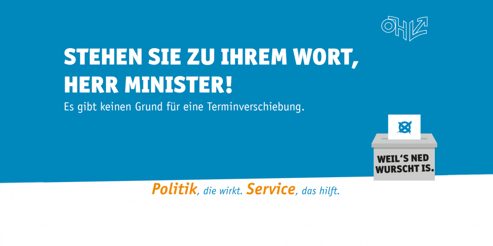 Terminverschiebung ÖH-Wahl 2019: Offener Brief