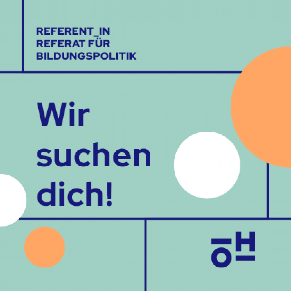 Wir suchen dich! Referent_in für Bildungspolitik