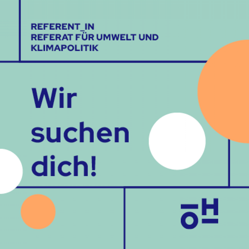 Wir suchen dich! Referent_in für Umwelt und Klimapolitik