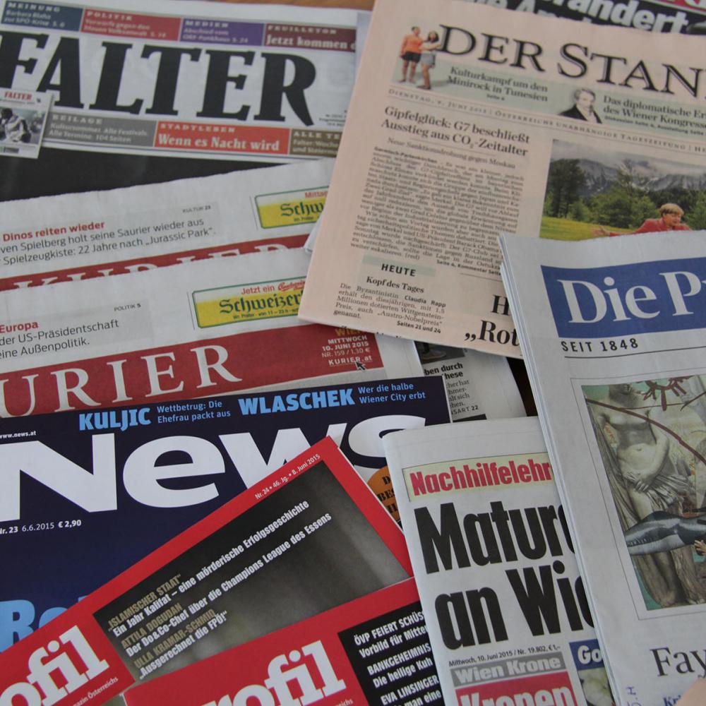 Symbolbild Presseaussendungen