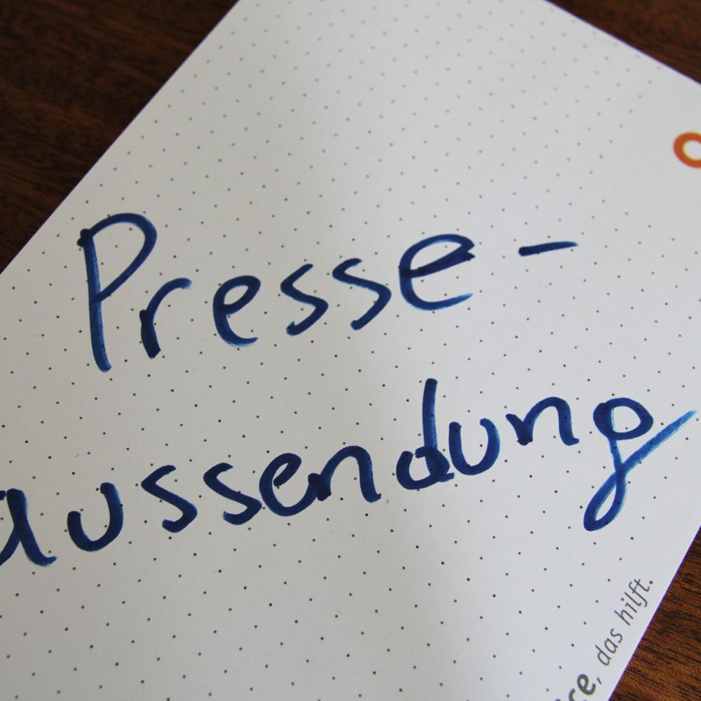 Symbolbild Presseaussendungen