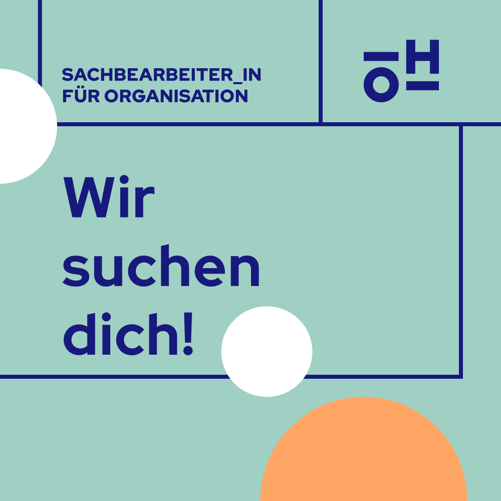 Wir suchen dich: Sachbearbeiter_in für Organisation