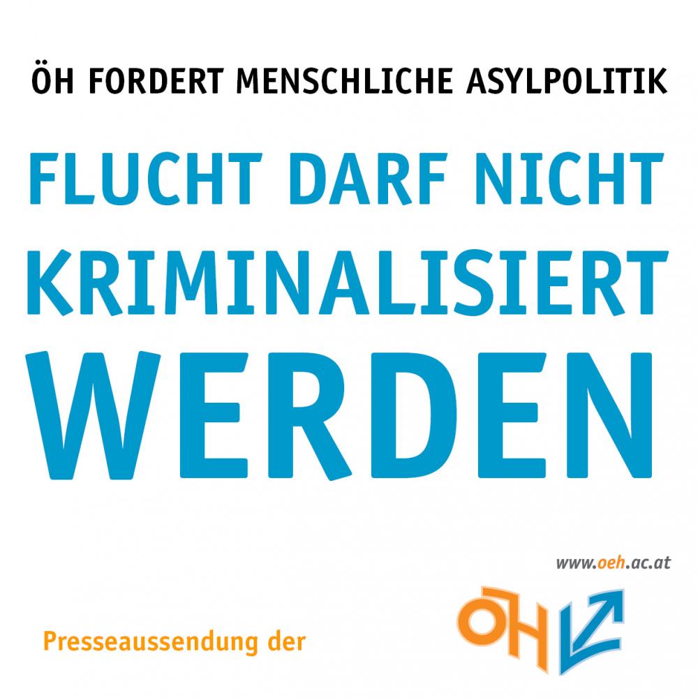 Flucht darf nicht kriminalisiert werden