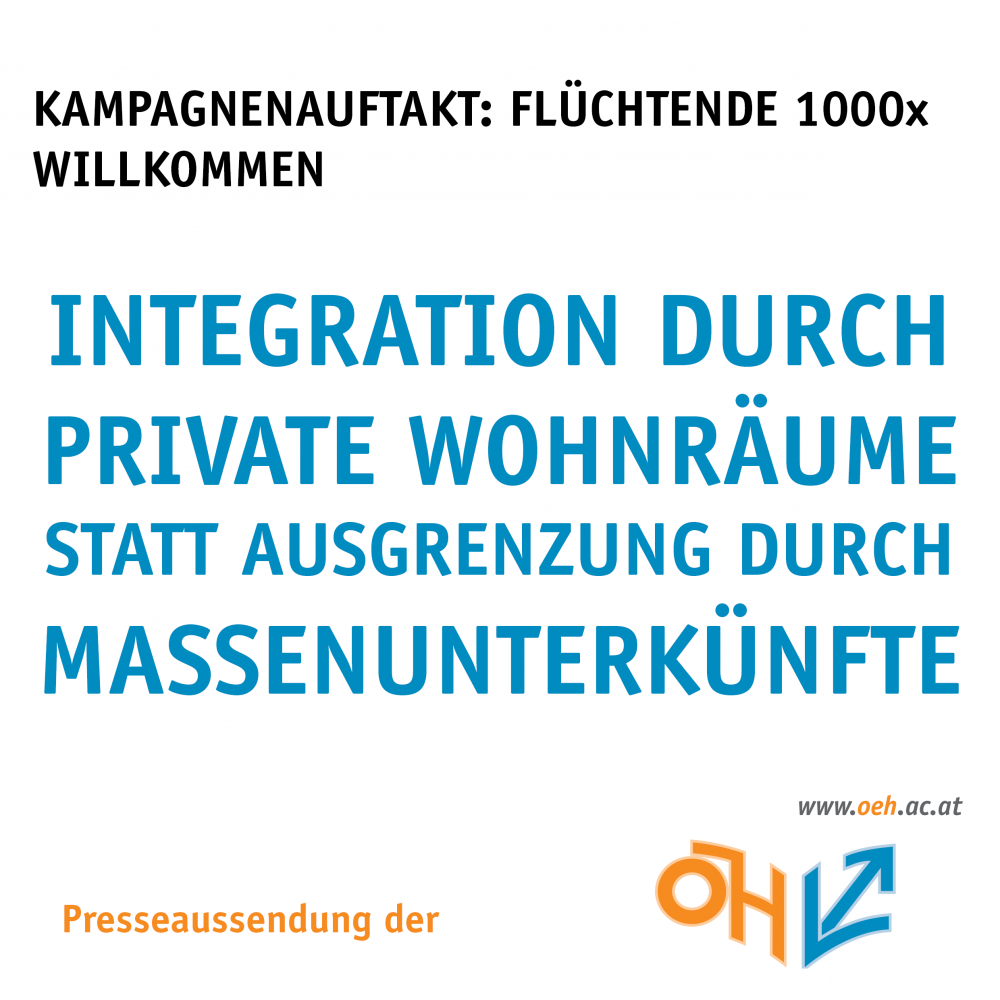 Integration durch private Wohnräume statt Ausgrenzung durch Massenunterkünfte