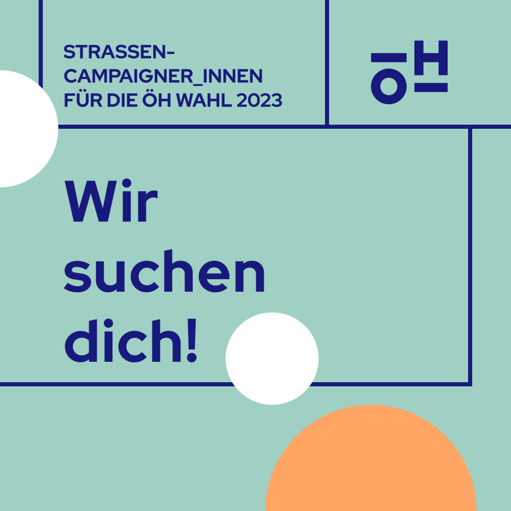 Ausschreibung: Flyer verteilen & Informationsgespräche mit Studierenden führen