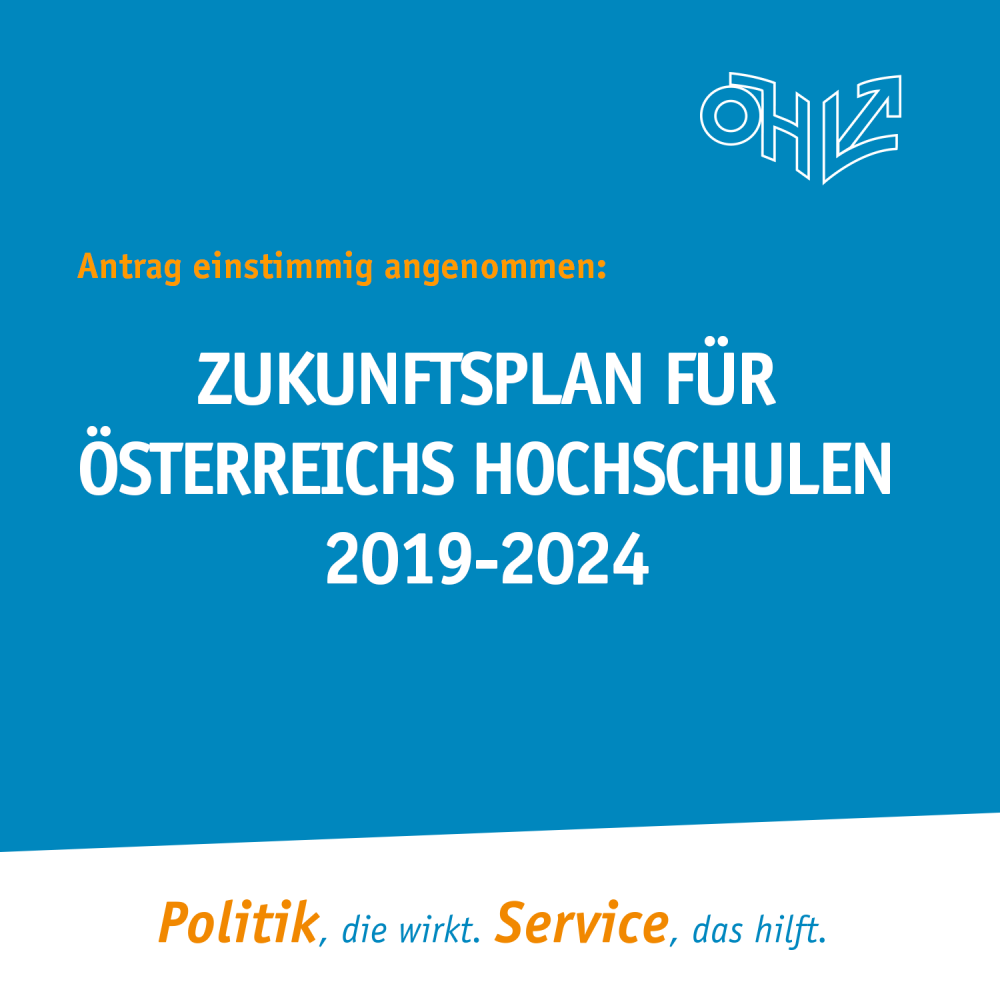 Stellungnahme Zukunftsplan für Österreichs Hochschulen 2019-2024