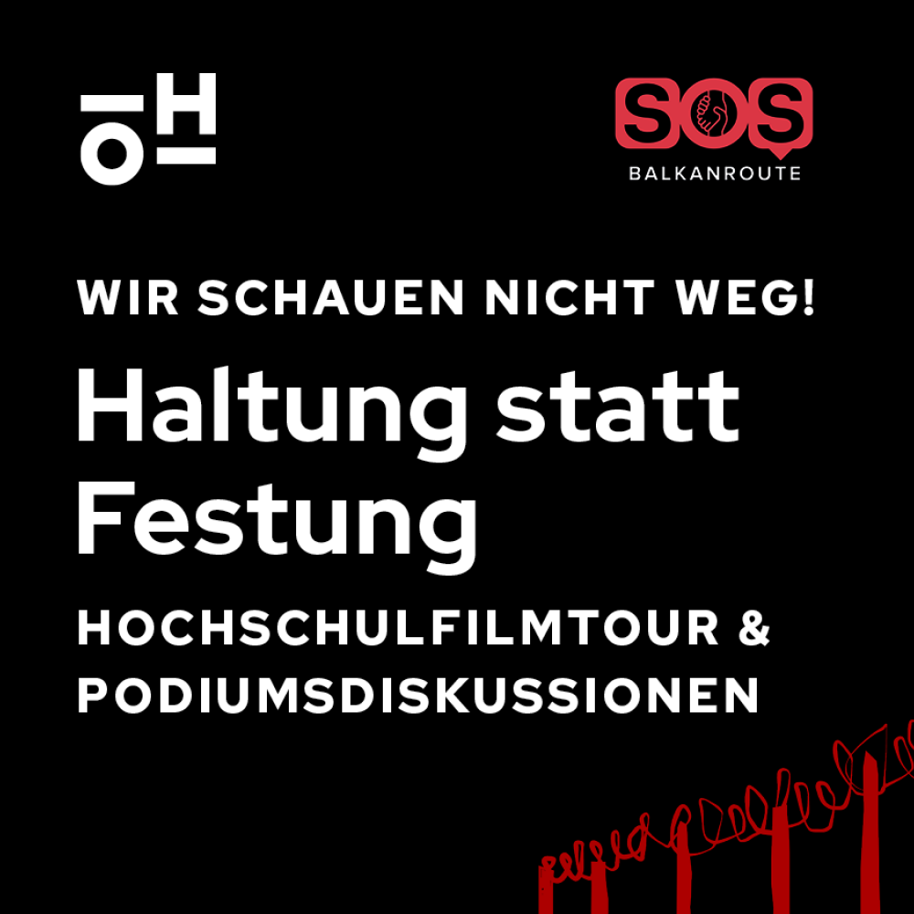 haltung statt festung - eventbanner