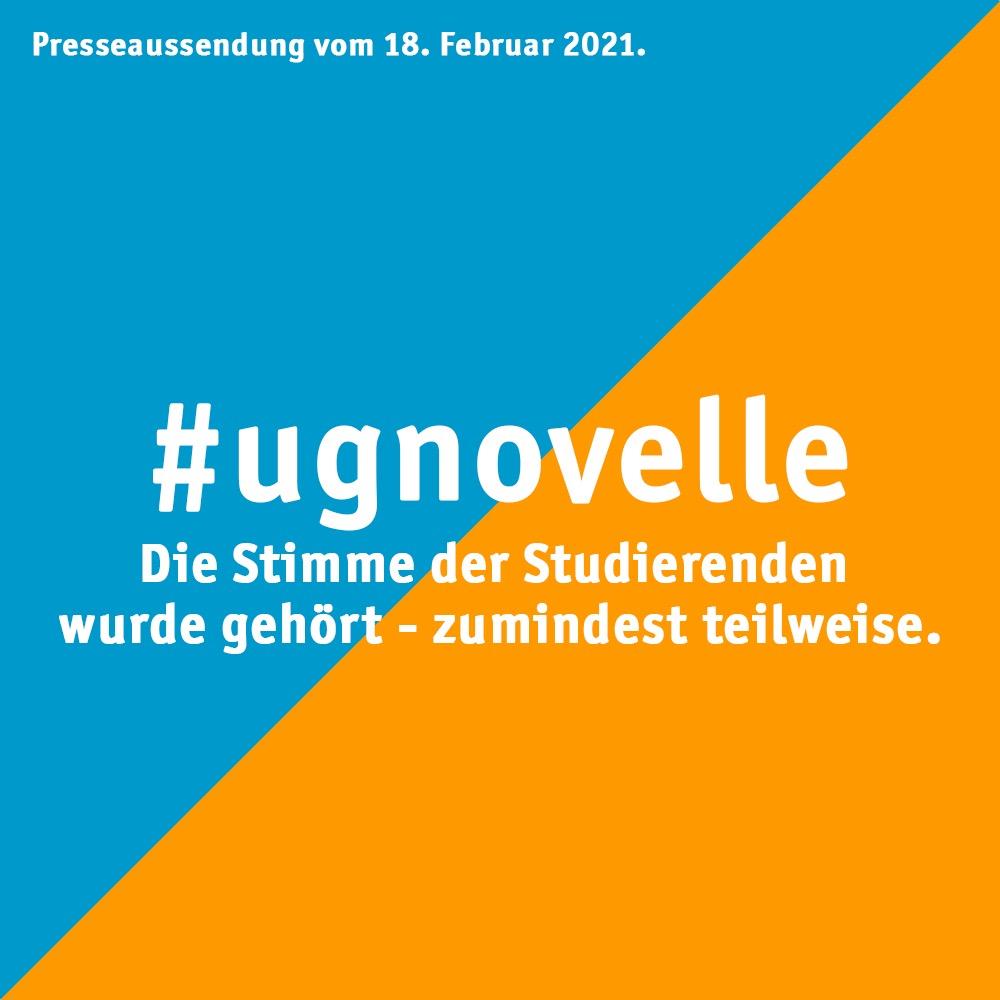 ÖH ad UG Novelle: Die Stimme der Studierenden wurde gehört - zumindest teilweise