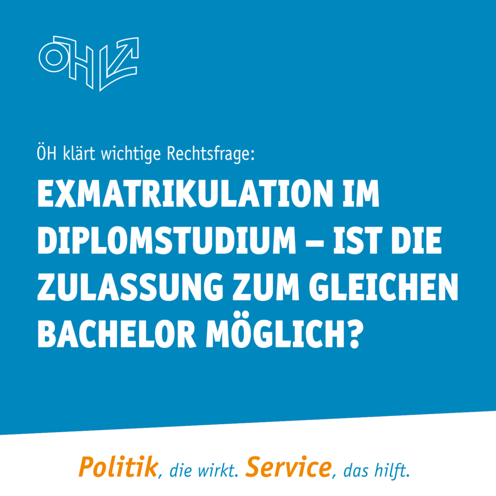 Kann Man Nach Exmatrikulation Nochmal Studieren Neue Zulassung zum gleichen Bachelor nach Exmatrikulation im