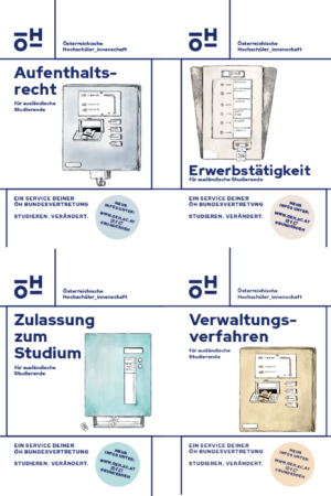 Cover Paket Broschüren ausländische Studierende