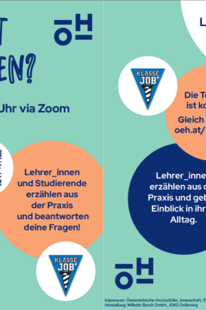 Online-Infosession Flyer