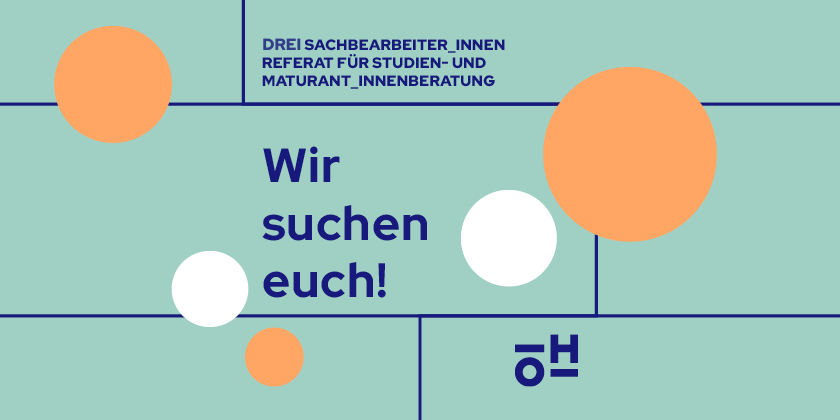 Drei Sachbearbeiter_innen Referat für Studien- und Maturant_innenberatung