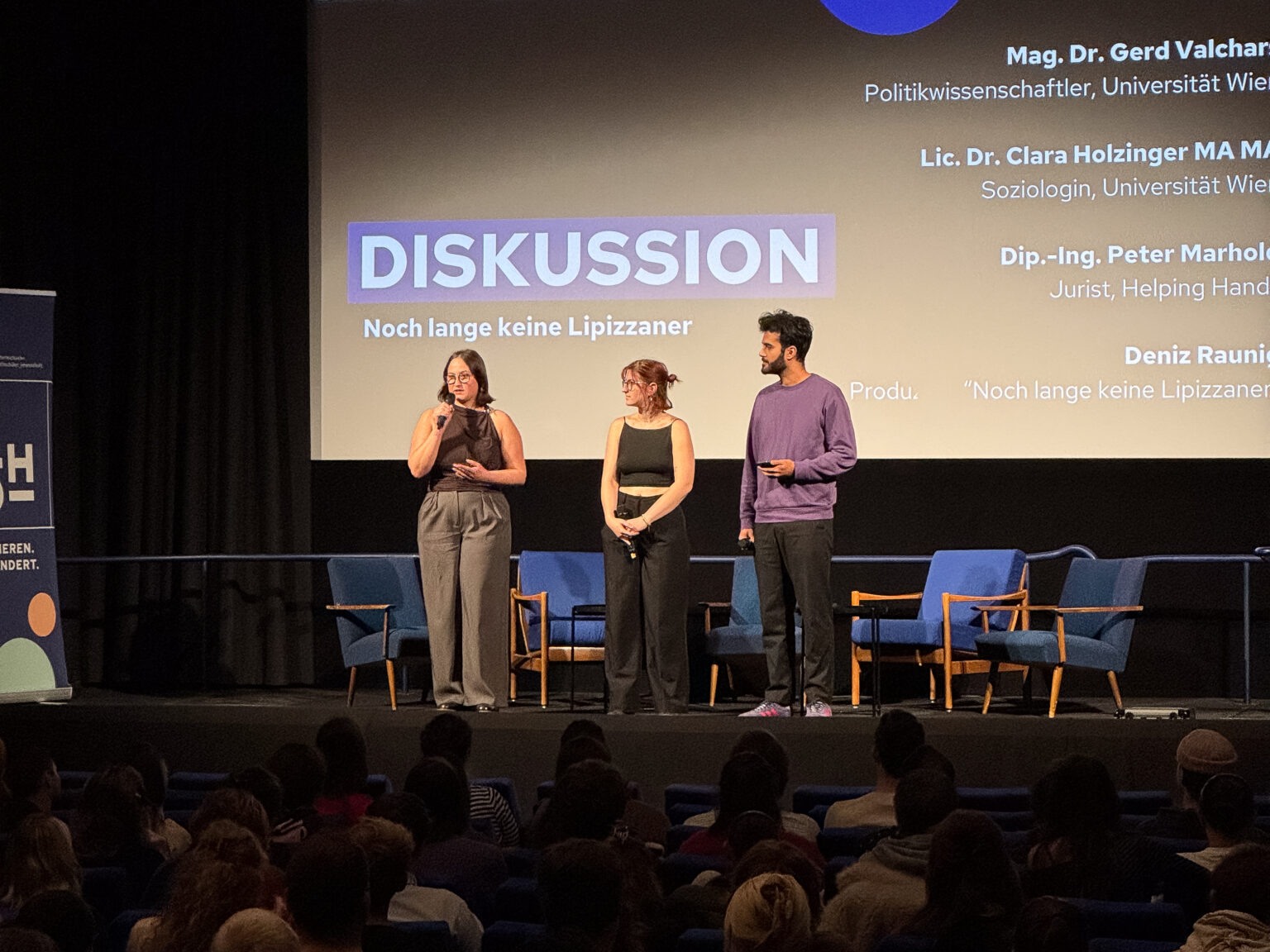 Und im November fand unser Screening von "Noch lange keine Lipizzaner" in Wien S