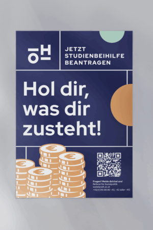 Studienbeihilfe beantragen - Plakate A1