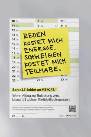 Long Covid Me/CFS Plakate A1 - Gelb