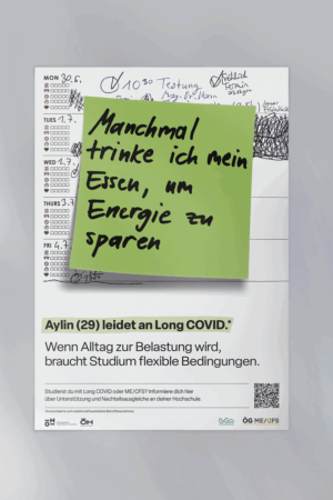 Long Covid Me/CFS Plakate A1 - Grün